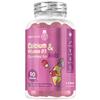 Calcium and Vitamin D for Kids | 90 Tasty Gummies | Natural Strawberry & Vanilla Flavours | 45 Days Supply | Vegetarian Calcium for Kids Aged 3-12 Years | Easy to Chew, Gluten-Free & Lactose-Free