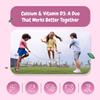 Calcium and Vitamin D for Kids | 90 Tasty Gummies | Natural Strawberry & Vanilla Flavours | 45 Days Supply | Vegetarian Calcium for Kids Aged 3-12 Years | Easy to Chew, Gluten-Free & Lactose-Free view 2