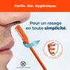 Silkslide Nose Hair Shaver, Nose Clippers 6 Pieces, Nose Shaver for Men, Women with a Blade, No Electricity, Hygienically Made in Germany view 3