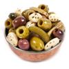 Dorri - Marinated Mixed Olives Basil and Garlic (Santorini) 1.5kg | Premium Green and Black Olives, Greek Olives, Pickled Garlic, Healthy Party Snack (Available from 250g to 3kg) view 1