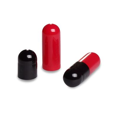 DR T&T size0 Size 0 Gelatine Gelatin Capsule red Black Separated (1000)
