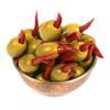 Dorri - Olives Stuffed Piri Piri In Extra Virgin Olive Oil 1.5kg | Green Olives, Pickled Piri Piri, Mediterranean Flavour, Healthy Party Snack (From 250g to 3kg) view 1
