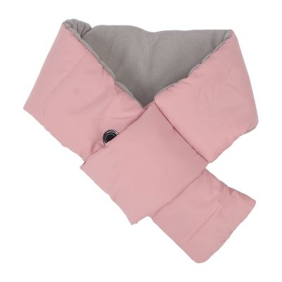 Neck Heating Pad, Soft Skin Friendly 3 Gears Windproof USB Heating Scarf Indicator Light for Indoor Outdoor (Pink)