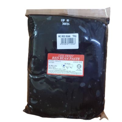 Reduced Sugar Ready-to-Use Red Bean Paste for Mooncakes Dolly Cakes Baos Pastries Tarts Mochi Rice Cakes Angku, Halal, 1 kg Each, Expiry: 1st Jul 2026