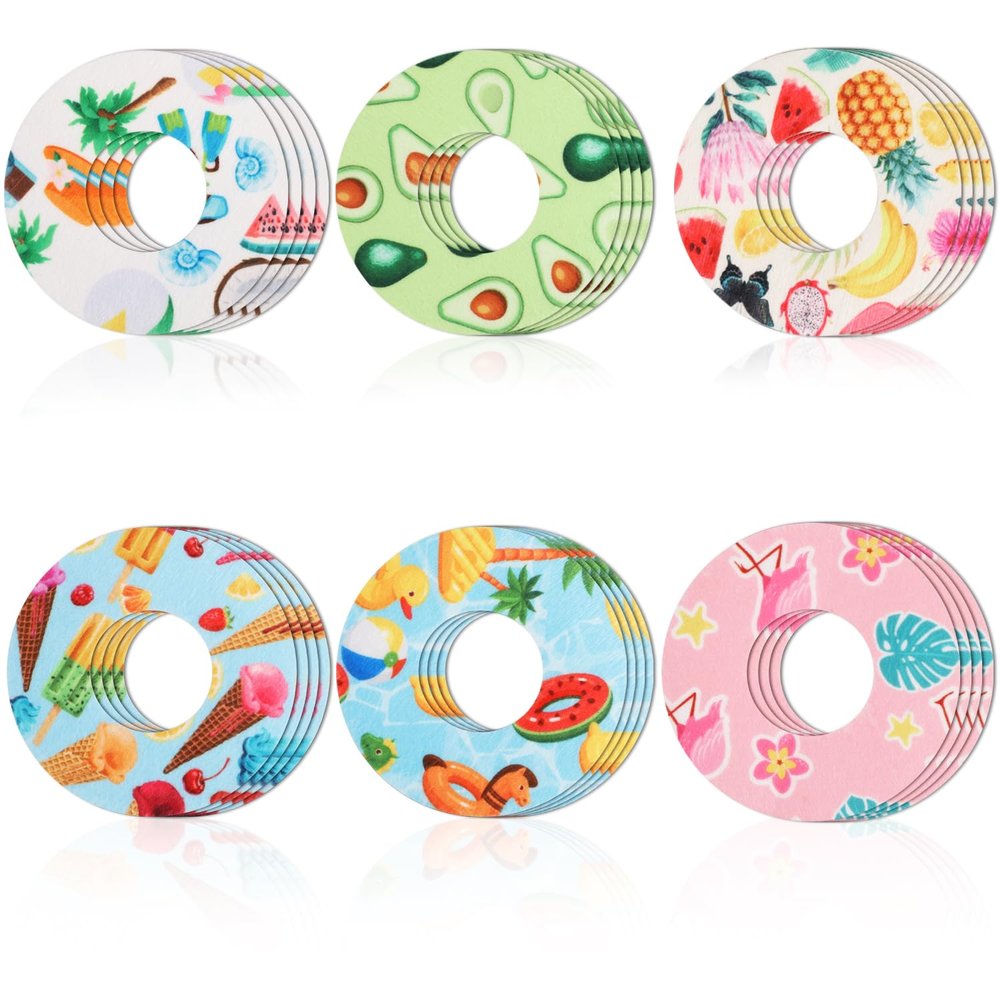 LUTER 24pcs Waterproof Sensor Covers for Libre 2, Breathable Sweatproof Sensor Stickers for Freestyle Libre 1/2 Sensor Covers Adhesive Patches for Swimming Sports Showering