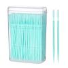 200 PCS Interdental Brush,Silicone Interdental Brushes Dental Toothpicks,Silicone Dental Brushes,Silicone Floss Sticks Dental,Teeth Floss Sticks,Soft Gum Interdental Brush Toothpick Cleaning Tool view 1
