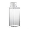 1500ml Laundry Detergent Dispenser, Reusable Washing Up Powder Container Soap Detergents Storage Box with Measuring Cup for Scent Booster Beads/Small Solid Grain view 1