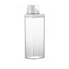 1900ml Laundry Detergent Dispenser, Reusable Washing Up Powder Container Soap Detergents Storage Box with Measuring Cup for Scent Booster Beads/Small Solid Grain view 1