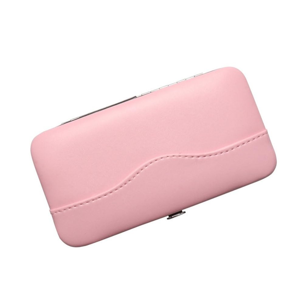 esowemsn PU Leather Tweezers Storage Bag Empty Small Tweezers Case Container for Eyelash Extension Tweezer Organizer Case Eyelash Eyeliner Makeup Tool Accessories(pink), pink, Portable
