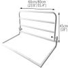 NOLLAM Medical Bed Rails for Elderly Adults Medical Folding Bed Assist Bar Bedside Extend-A-Rail Seniors Standing Assist Handle Grab Bar for King Queen Full Twin Bed Mobility Assistant Bar view 2