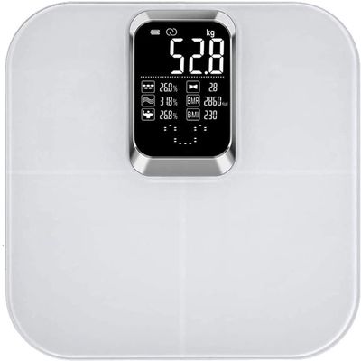 CAFFIA Body Fat Scale Smart BMI Scale-Body Composition Analyzer Health Monitor Digital Body Weight Scale Bluetooth Wireless Bathroom Scale with Smartphone App