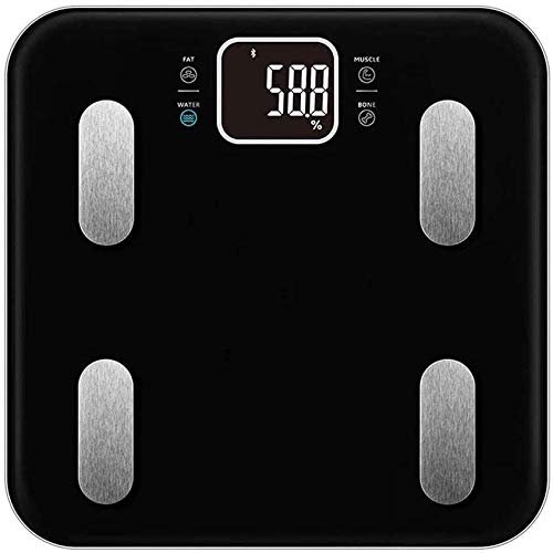 CAFFIA Body Fat Scale Smart BMI Scale Digital Bathroom Wireless Weight Scale, Body Composition Analyzer with Smartphone App sync with Bluetooth, 330 lbs