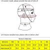 Latex Hood Black with Transparent Open Eye Mouth Rubber Mask Back Zip Halloween Costumes for Men Women,Type 2,2X-Large view 4