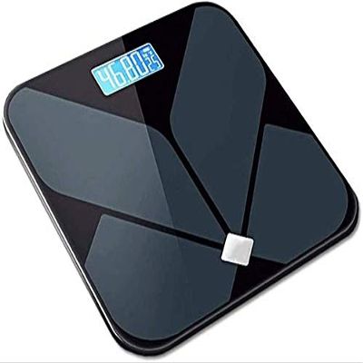 CAFFIA Weight Scale, Precision Body Bathroom Scale, Digital Electronic Scale, Tempered Glass Easy Read Backlit LED Display, 330 Pounds