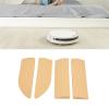 NDNCZDHC 4Pcs Sweeper Door Sill, Rubber Free Assembly Threshold Ramp, Threshold Ramp for Sweepers, Electric Scooters, Wheelchairs(Beige) view 3