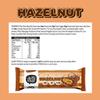 Yubi Hazelnut - 12 Pack - Protein Bars - 99 Calories, High Protein, High Fibre, Low Sugar, Gluten Free and Dairy Free - Healthy Snacks/Nutrition Bar - Chocolate Bars - 420g view 3