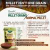 Danodia Foods Whole Grain Finger Millet (Ragi) - 1lb (500g) | Hulled, Unpolished, Gluten-Free, Natural Superfood | High in Iron, Calcium, Fiber & Protein | Non-GMO, Low GI view 3