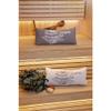 Ger3as Sauna Pillow, Travel Pillow, Cotton, 100% Sauna Cushion, 50 x 22 cm, Sauna Pillow (Light Grey/White) view 2
