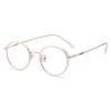LTSRLL Retro Round Metal Reading Glasses, Sturdy Anti Blue Light Computer Readers, Anti Eye Strain Unbreakable Eyeglasses (Color : Golden, Size : +250) view 1