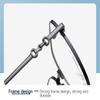 LTSRLL Oversized Square Metal Reading Glasses, Large Blue Light Blocking Readers, Big Frame Anti Glare Unbreakable Eyewear (Color : Rose golden-black, Size : +300) view 4
