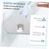 1pc toothpaste squeezer practical toothpaste dispenser toothpaste holder toothpaste tube squeezer home toothpaste squeezing tool abs to rotate Accessories white nail view 2