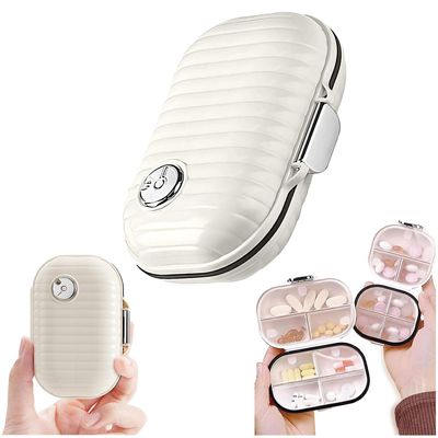 Travel Pill Organizer, 7 Day Portable Pill Case, Small Pill Box for Pocket Purse Portable Medicine Vitamin Container (Large)