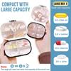 Travel Pill Organizer, 7 Day Portable Pill Case, Small Pill Box for Pocket Purse Portable Medicine Vitamin Container (Large) view 3