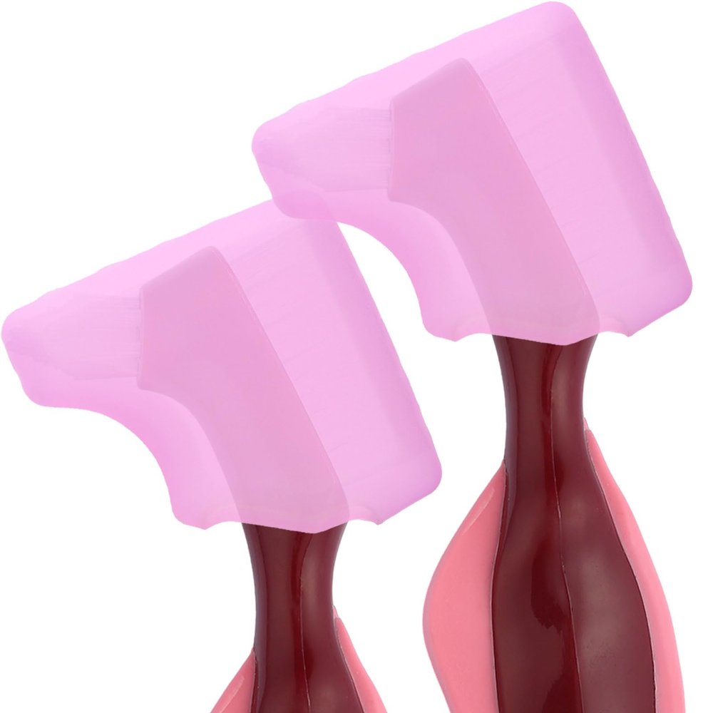 Anbbas Denture Brush Cover Soft Silicone Fit Most Denture Toothbrushes(Pack of 2)