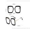 LTSRLL Oversized Square Reading Glasses, Thicken Sturdy Blue Light Blocking Computer Readers, Anti Eye Strain Eyeglasses (Color : Red, Size : +150) view 3