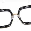 LTSRLL Oversized Square Reading Glasses, Thicken Sturdy Blue Light Blocking Computer Readers, Anti Eye Strain Eyeglasses (Color : Red, Size : +150) view 4