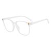 LTSRLL Oversized Reading Glasses, Ultra Light Blue Light Blocking Computer Goggle Readers, Anti Eye Strain Eyeglasses (Color : Transparent, Size : +100) view 1