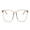 LTSRLL Oversized Reading Glasses, Ultra Light Blue Light Blocking Computer Goggle Readers, Anti Eye Strain Eyeglasses (Color : Tea, Size : +300) view 2