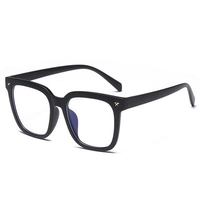 LTSRLL Oversized Reading Glasses, Sturdy Blue Light Blocking Computer Readers, Anti Eye Strain Presbyopic Eyeglasses (Color : Black, Size : +250)