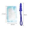 30 Pcs Blue Dusters Refills, Flash Dusting Refills with Handle for Cleaning Disposable, Hand Fluffy Duster Refills for Blinds PC Keyboard Office Desk Dresser Car Dashboard view 2