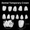 100 Pieces A1 Color Dental Temporary Crown Veneers Tooth Repair Kit Replacements for Missing Broken Tooth Fake Teeth Orthodontics Care (A1) view 2