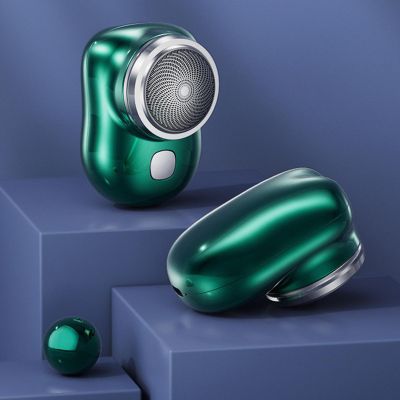 2023 New Upgrade Powerful Storm Shaver Men's Electric Shavers, Mini Shaver Portable Electric Shaver,Travel Razor Men for Home,Car,Travel Green