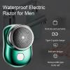 2023 New Upgrade Powerful Storm Shaver Men's Electric Shavers, Mini Shaver Portable Electric Shaver,Travel Razor Men for Home,Car,Travel Green view 2