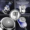 2023 New Upgrade Powerful Storm Shaver Men's Electric Shavers, Mini Shaver Portable Electric Shaver,Travel Razor Men for Home,Car,Travel Green view 3