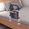 KenSyuInt Bed Assist Rail High-Carbon Steel Grab Bar Bedside Handrail with Storage Pocket Portable Bed Safety Rail Adult Bedside Standing Bar Safety Handle Guard view 4
