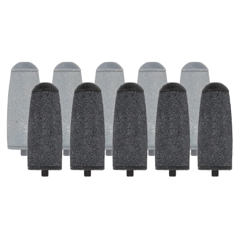 10PCS Electric Callus Remover Heads, Electric Foot File Replacement Rollers Coarse Fine Refill Heads for Electric Foot Callus Remover