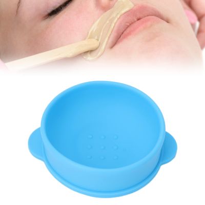 ANKROYU Wax Pots, Hair Removal Wax Silicone Inner Pot, Replacement Wax Pot for Wax Warmer, Beauty Silicone Hair Removal Waxing Bowl Accessory(Blue)