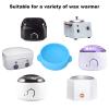 ANKROYU Wax Pots, Hair Removal Wax Silicone Inner Pot, Replacement Wax Pot for Wax Warmer, Beauty Silicone Hair Removal Waxing Bowl Accessory(Blue) view 3