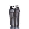Black Protein Shaker Bottle - With Mixing Ball For Shake - Leak Proof Lid & Twist Off 3 Supplement Storage Compartments Pill Tray - Black Sports Water Bottle - Leak proof Protein Powder Shaker- 500ml view 4
