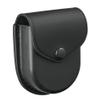 Shield Wallets Single Handcuff Case Closed Top Cuff Case for Duty Belt Black Leather, Black Snap view 1
