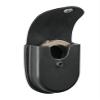 Shield Wallets Single Handcuff Case Closed Top Cuff Case for Duty Belt Black Leather, Black Snap view 3