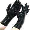 ANTIY Latex Short Gloves 0.4mm Thick With Rolled Edges Club Party Wear Costume For Catsuit Dress,White,Medium view 1