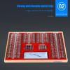 IINCOOY 266 PCS Optical Trial Lens Set Metal Rim Optometry Lens Optometry Box Trial Lens Equipment Aluminum Case Optometry Optical Instrument view 4