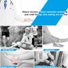 cerpite Zipper Compression Socks Men & Women - 2 Pairs Of 15-20mmhg Closed Toe Compression Socks Knee High,Suit For Running,, Black Copper, 4XL view 4