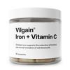Vilgain Iron + Vitamin C | Synergistic Combination for Immune System | Energy & Fatigue Control | Bioavailable Iron | 100% Daily Dose Vegan | No Unwanted Additives | 90 Capsules view 1