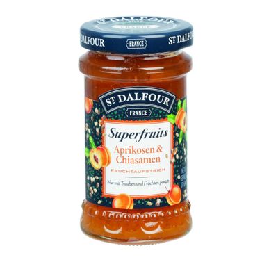 St. Dalfour Superfruits Apricots and Chia Seeds Fruit Spread 170g